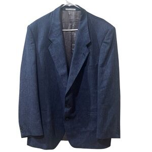 Yves Saint Laurent Men's Blue Sports Coat Blazer Jacket 42 or 44